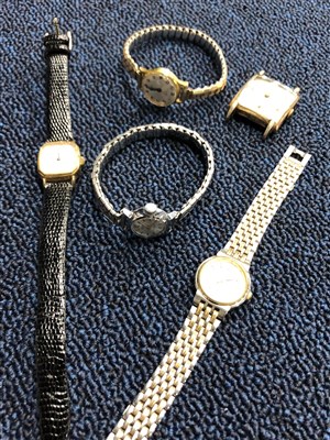 Lot 501 - A GROUP OF LADY'S 20TH CENTURY WATCHES