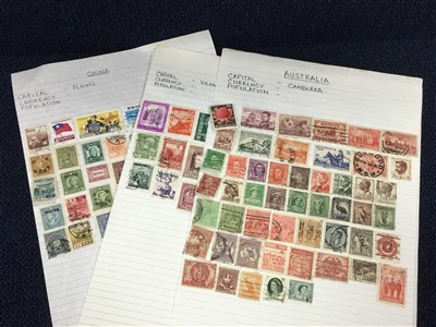 Lot 236 - A LARGE QUANTITY OF STAMPS AND ALBUMS