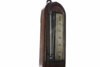 Lot 83 - LATE NINETEENTH CENTURY STICK BAROMETER the...