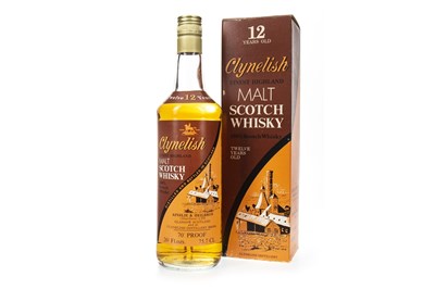 Lot 214 - CLYNELISH 12 YEARS OLD 70° PROOF