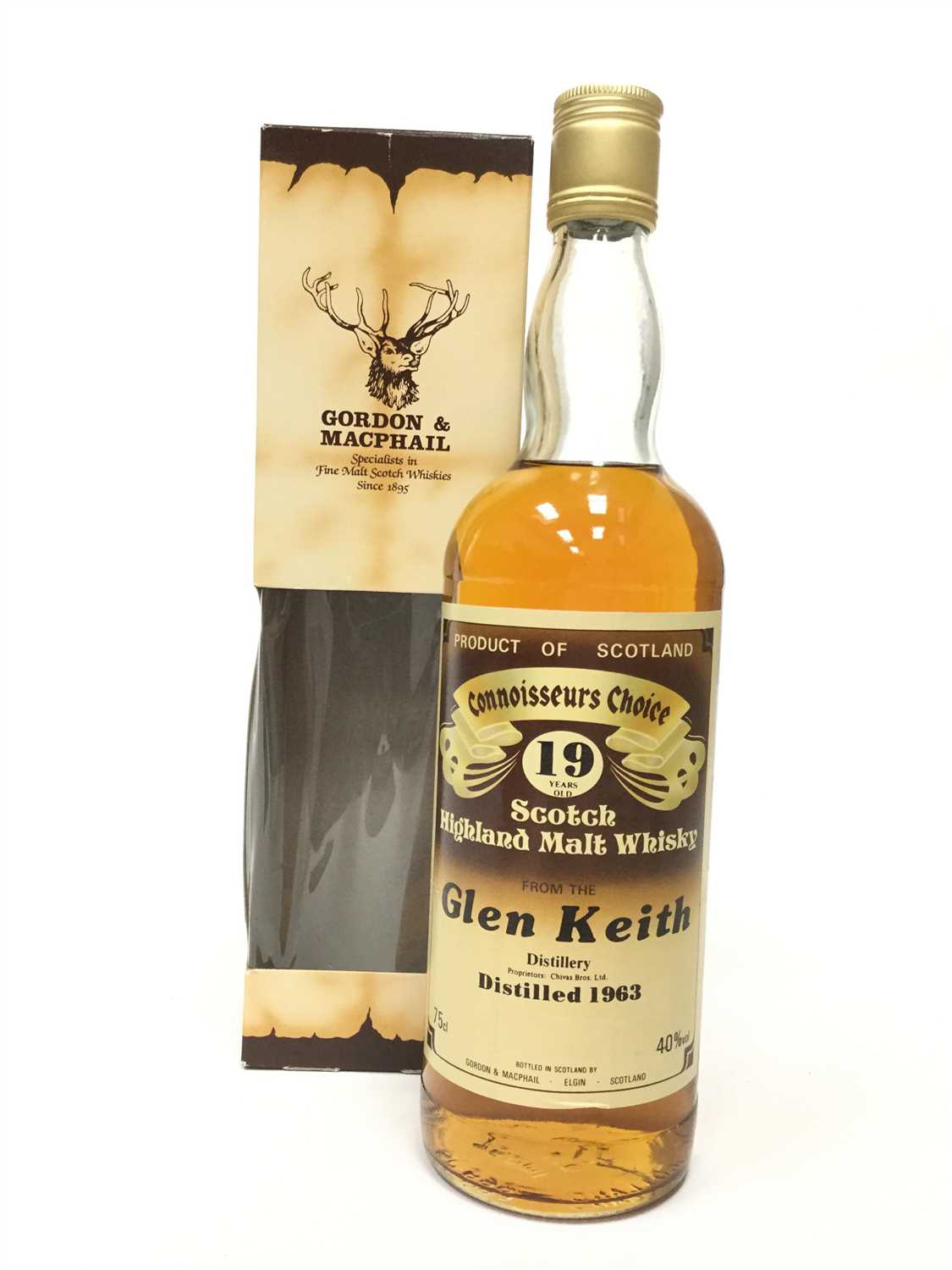 Lot 251 - GLEN KEITH 1963 CONNOISSEURS CHOICE 19 YEARS OLD