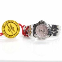 Lot 108 - LADY'S STAINLESS STEEL BREITLING STARLINER...