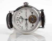 Lot 110 - GENTLEMAN'S STAINLESS STEEL MATTOM THE...
