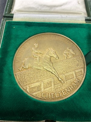 Lot 1822 - SEA PIGEON - HIS CHAMPION HURDLE TROPHY AND MEDAL 1980