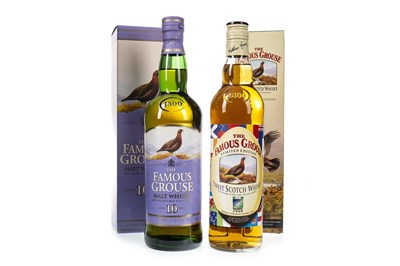Lot 425 - FAMOUS GROUSE MALT AGED 10 YEARS AND FAMOUS GROUSE