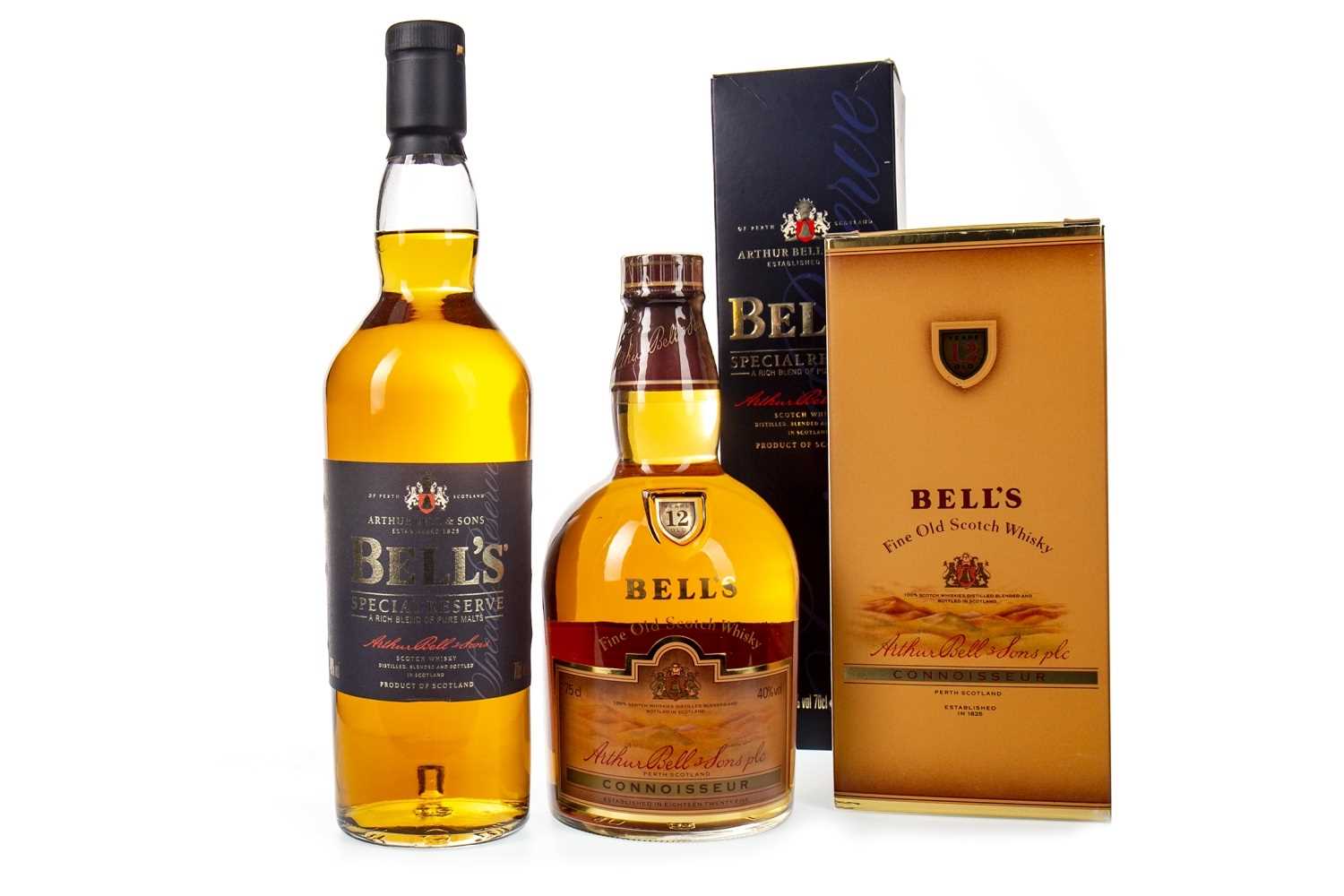 Lot 430 - BELL'S CONNOISSEUR 12 YEARS OLD AND BELL'S SPECIAL RESERVE