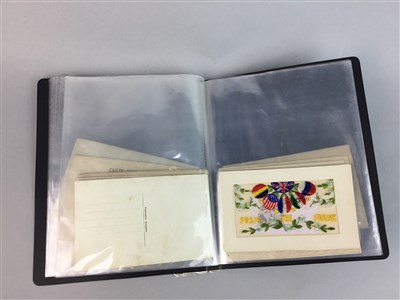 Lot 63 - A GROUP OF NINETEEN WWI SILK GREETINGS CARDS