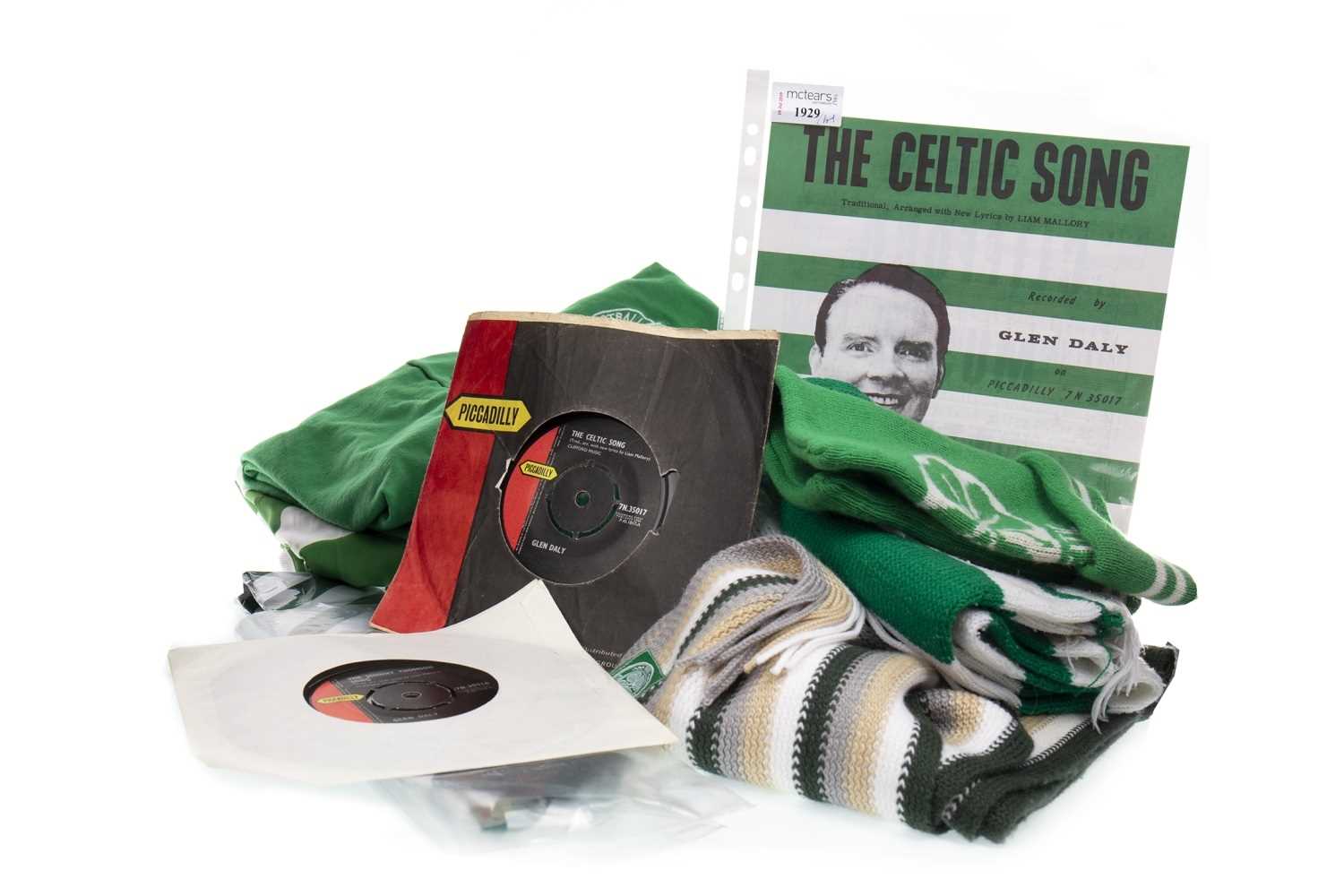 Lot 1929 - GLEN DALY, THE CELTIC SONG '45 VINYL AND OTHER CELTIC MEMORABILIA