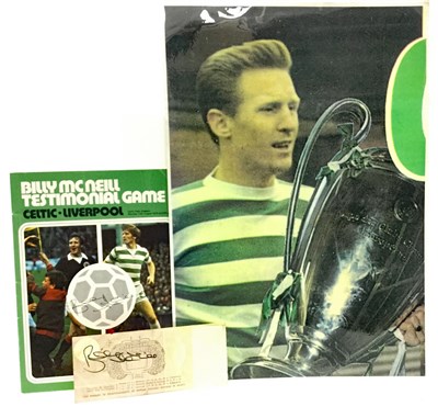 Lot 1972 - AN ARCHIVE RELATING TO BILLY MCNEILL
