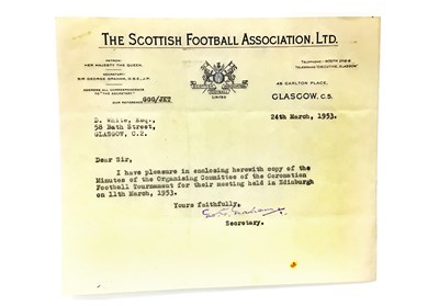 Lot 2024 - A SCOTTISH FOOTBALL ASSOCIATION LTD. RESPONSE TO AN APPEAL AGAINST A CAUTION