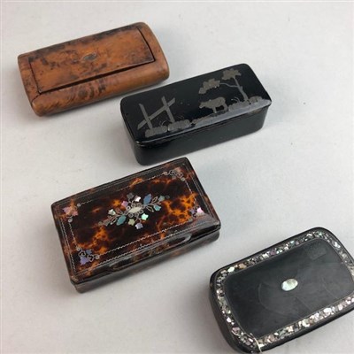 Lot 58 - FOUR SNUFF BOXES