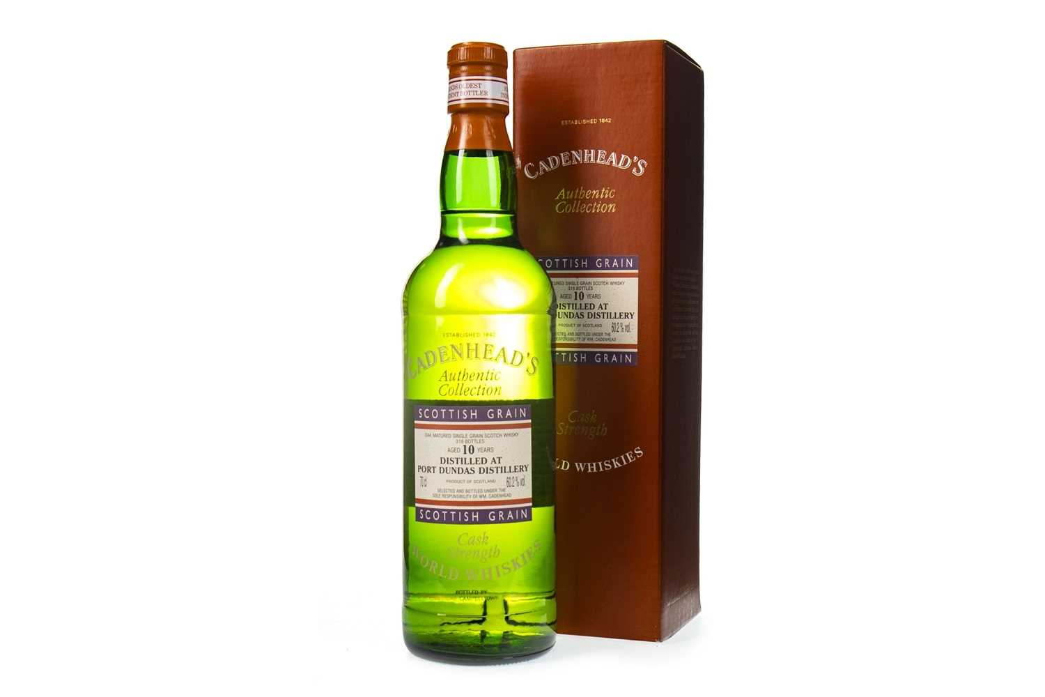 Lot 435 - PORT DUNDAS CADENHEAD'S AUTHENTIC COLLECTION AGED 10 YEARS