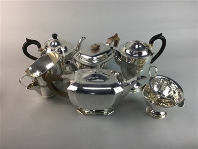 Lot 50 - A LOT OF SILVER PLATE INCLUDING TEA WARE