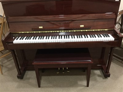 Lot 1444 - A MAHOGANY CASED UPRIGHT PIANO BY BOYD