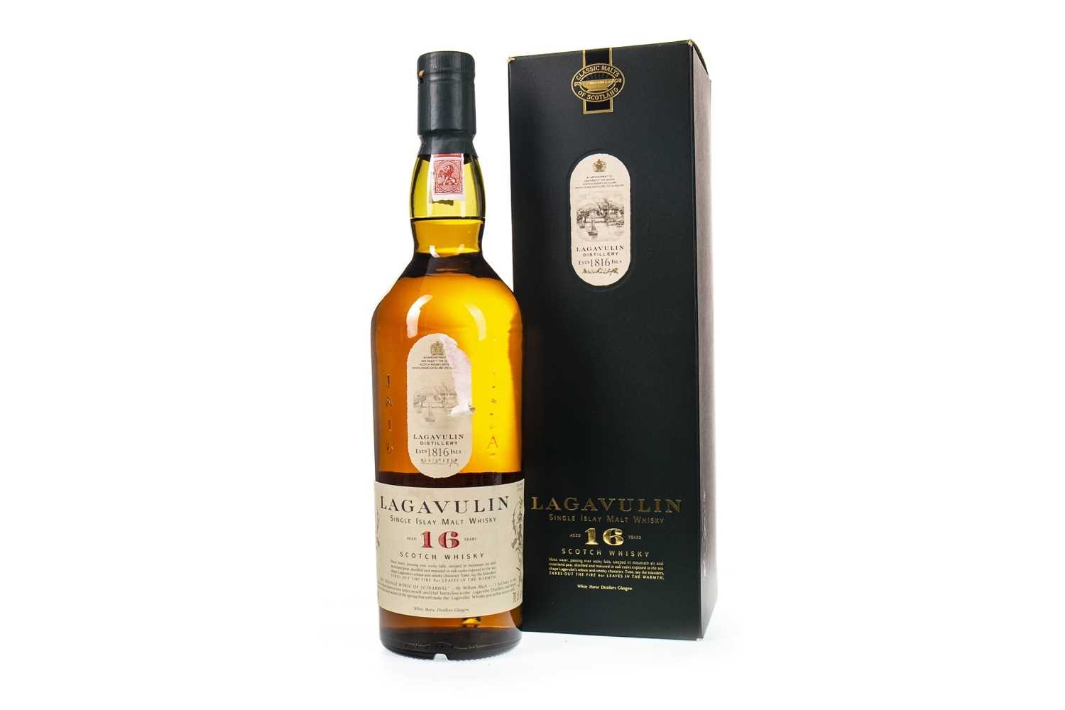 Lot 123 - LAGAVULIN AGED 16 YEARS WHITE HORSE DISTILLERS