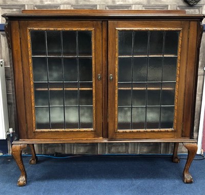 Lot 276 - A MAHOGANY DWARF BOOKCASE