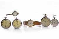 Lot 151 - GROUP OF WATCHES comprising of a silver Art...