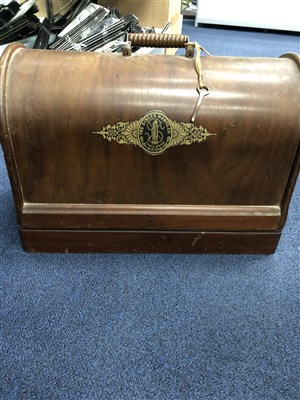 Lot 109 - TWO SINGER SEWING MACHINES IN CARRY CASES