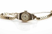Lot 156 - MID-TWENTIETH CENTURY LADY'S NINE CARAT GOLD...