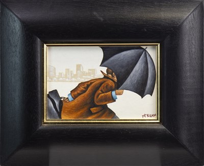 Lot 507 - THE COMMUTER, AN OIL BY GRAHAM MCKEAN