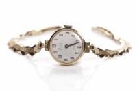 Lot 164 - LADY'S MID-TWENTIETH CENTURY NINE CARAT GOLD...
