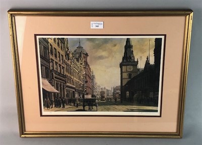 Lot 305 - TRONGATE, A LIMITED EDITION PRINT AFTER PETER ST CLAIR MERRIMAN