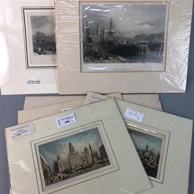 Lot 308 - A LOT OF NINETEENTH CENTURY PRINTS OF GLASGOW AND GREENOCK