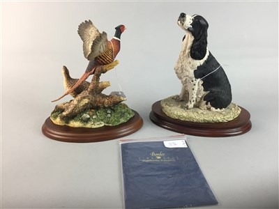 Lot 336 - A BORDER FINE ARTS FIGURE OF 'TAKING FLIGHT' AND ANOTHER FIGURE