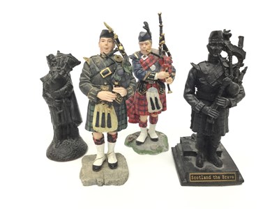 Lot 51 - A LOT OF FOUR FIGURES OF PIPERS