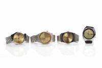 Lot 180 - LOT OF FOUR GENTLEMAN'S SEIKO AUTOMATIC...