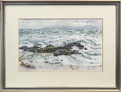 Lot 608 - KILBRANN ON SOUND, BLACKWATERFOOT, A PASTEL BY MARY ARMOUR