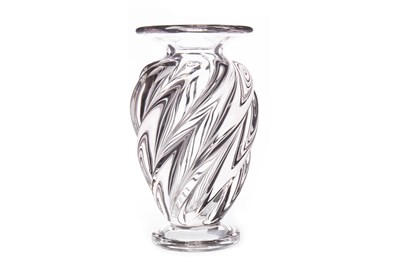 Lot 1224 - A FRENCH GLASS VASE
