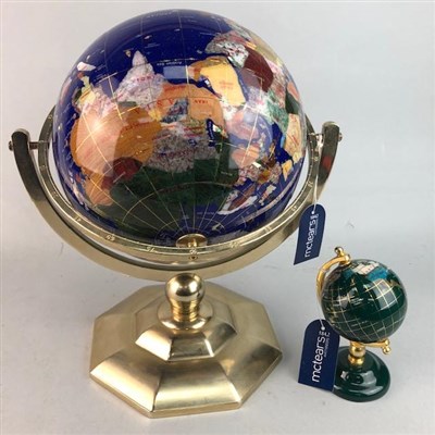 Lot 364 - A 20TH CENTURY TERRESTRIAL GLOBE AND A SMALLER GLOBE