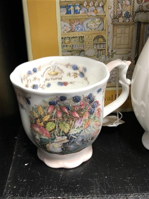 Lot 365 - TWO ROYAL DOULTON BRAMBLY HEDGE CUPS AND