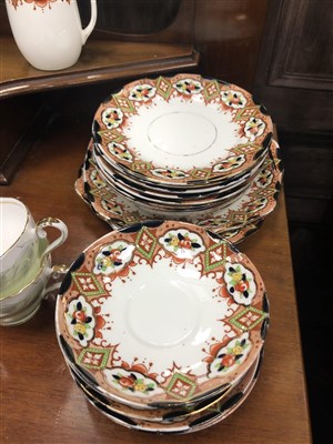 Lot 371 - A BELGRAVE CHINA PART TEA SERVICE AND ANOTHER PART TEA SERVICE