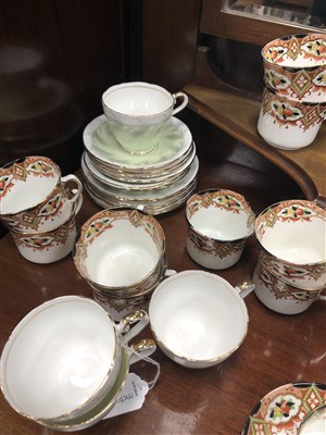 Lot 371 - A BELGRAVE CHINA PART TEA SERVICE AND ANOTHER PART TEA SERVICE