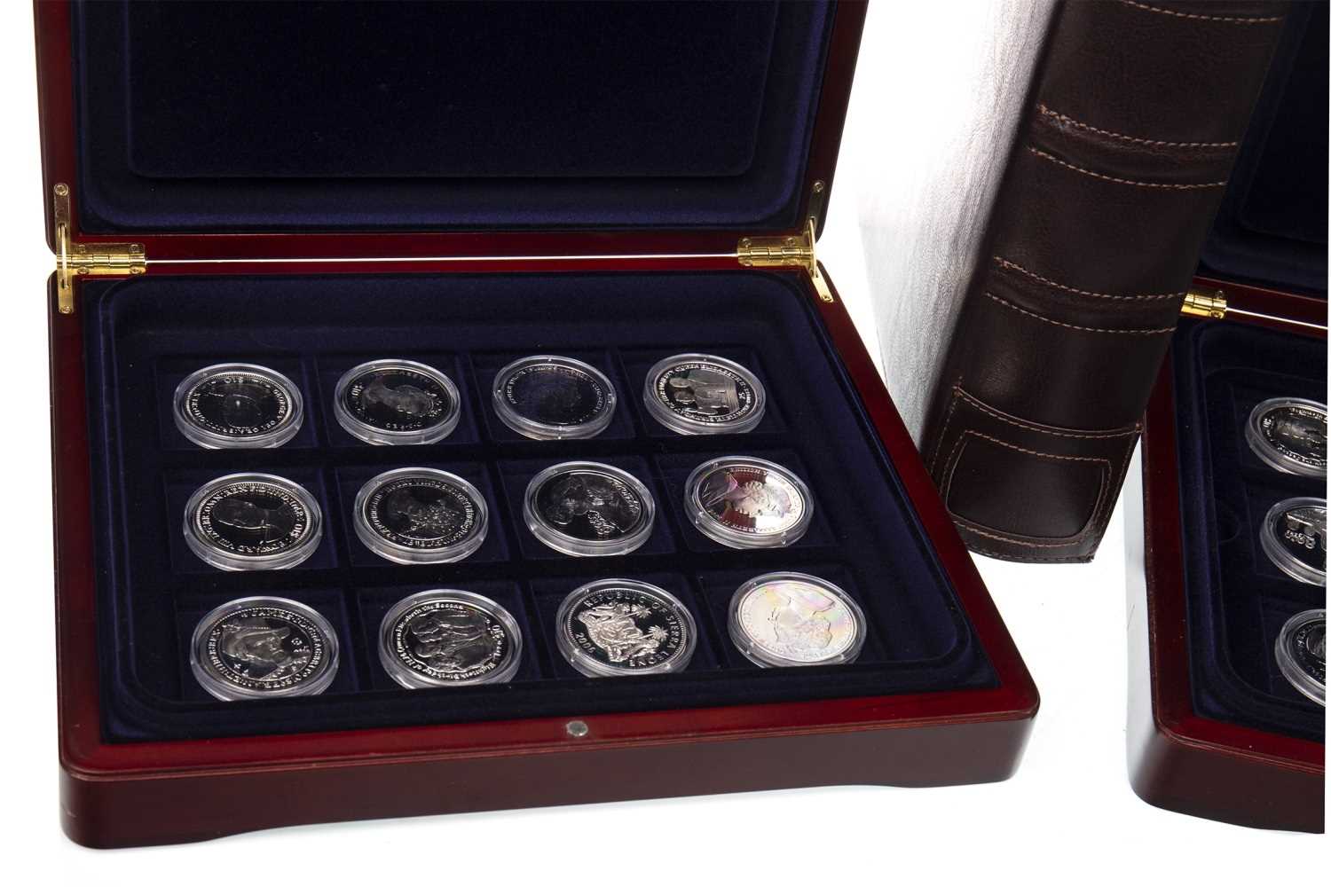 Lot 576 - TWO SILVER PART COIN SETS