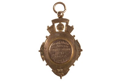 Lot 1802 - A GREENOCK & DISTRICT CHARITY CUP GOLD MEDAL 1893