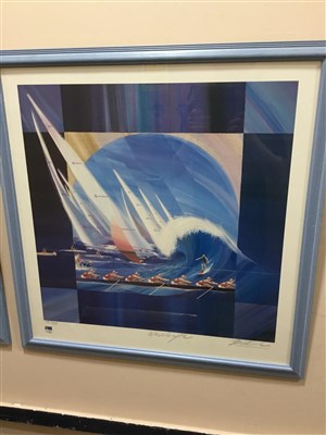 Lot 126 - A SET OF EIGHT SYDNEY OLYMPICS PRINTS AFTER CHARLES BILLICH