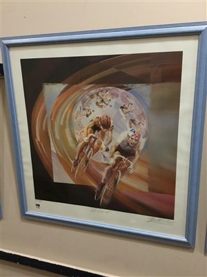 Lot 126 - A SET OF EIGHT SYDNEY OLYMPICS PRINTS AFTER CHARLES BILLICH