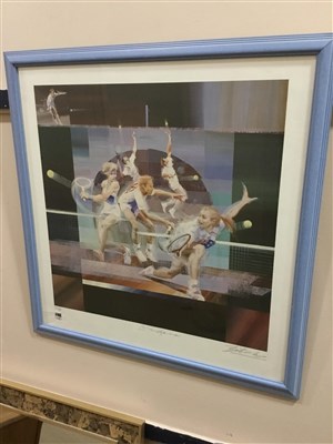 Lot 126 - A SET OF EIGHT SYDNEY OLYMPICS PRINTS AFTER CHARLES BILLICH