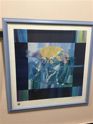 Lot 126 - A SET OF EIGHT SYDNEY OLYMPICS PRINTS AFTER CHARLES BILLICH
