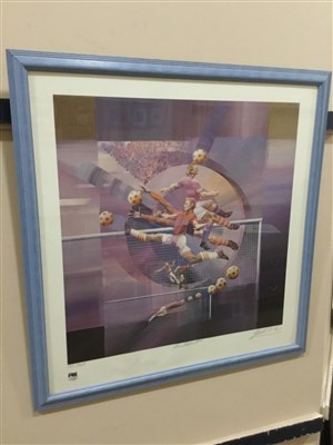 Lot 126 - A SET OF EIGHT SYDNEY OLYMPICS PRINTS AFTER CHARLES BILLICH