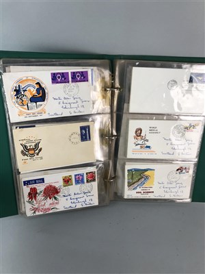 Lot 114 - TWO STAMP ALBUMS AND AN ALBUM OF FIRST DAY COVERS