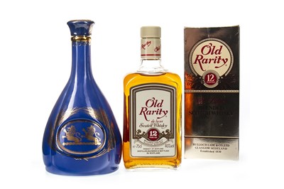 Lot 448 - OLD RARITY 12 YEARS OLD AND WHYTE & MACKAY BLUE DECANTER