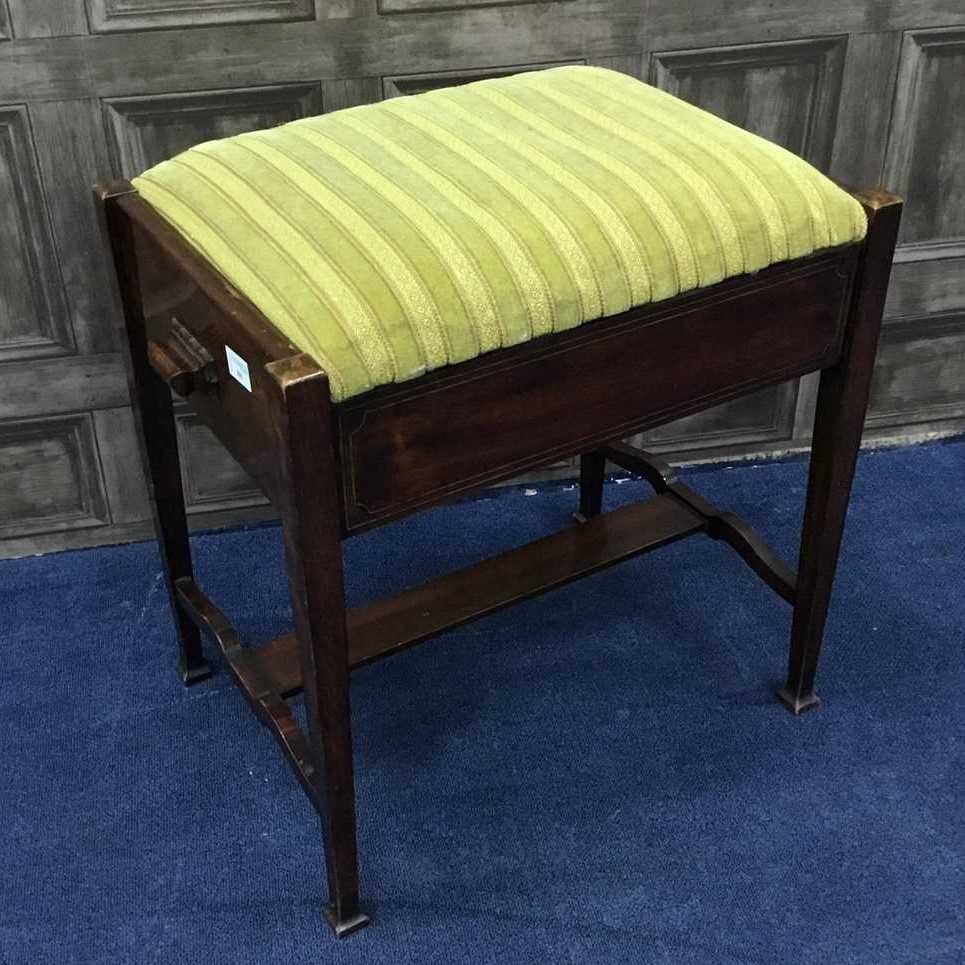 Lot 101 - TWO PIANO STOOLS