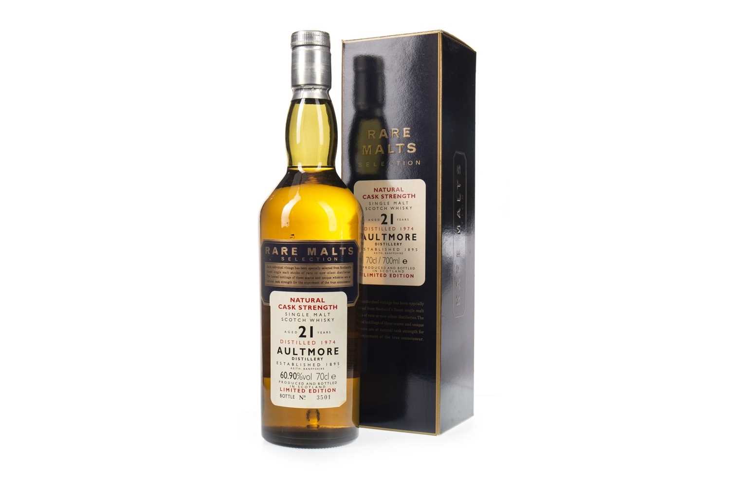 Lot 172 - AULTMORE 1974 RARE MALTS AGED 21 YEARS