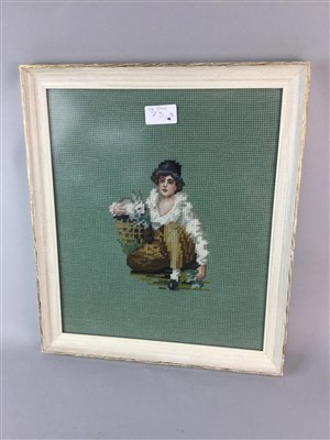 Lot 270 - A LOT OF THREE EMBROIDERED PANELS