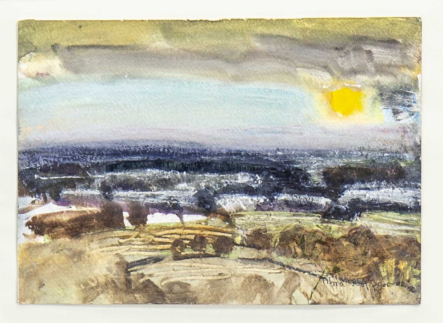 Lot 625 - BEYOND KILLEARN, A MIXED MEDIA BY ALMA WOLFSON