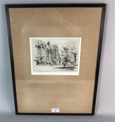 Lot 290 - RUE RAMBATTEAU, AN ETCHING BY CHARLES WATSON